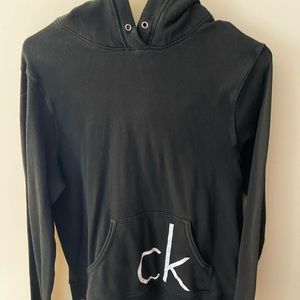 Black Calvin Klein Hoodie DISCOUNTED SHIPPING